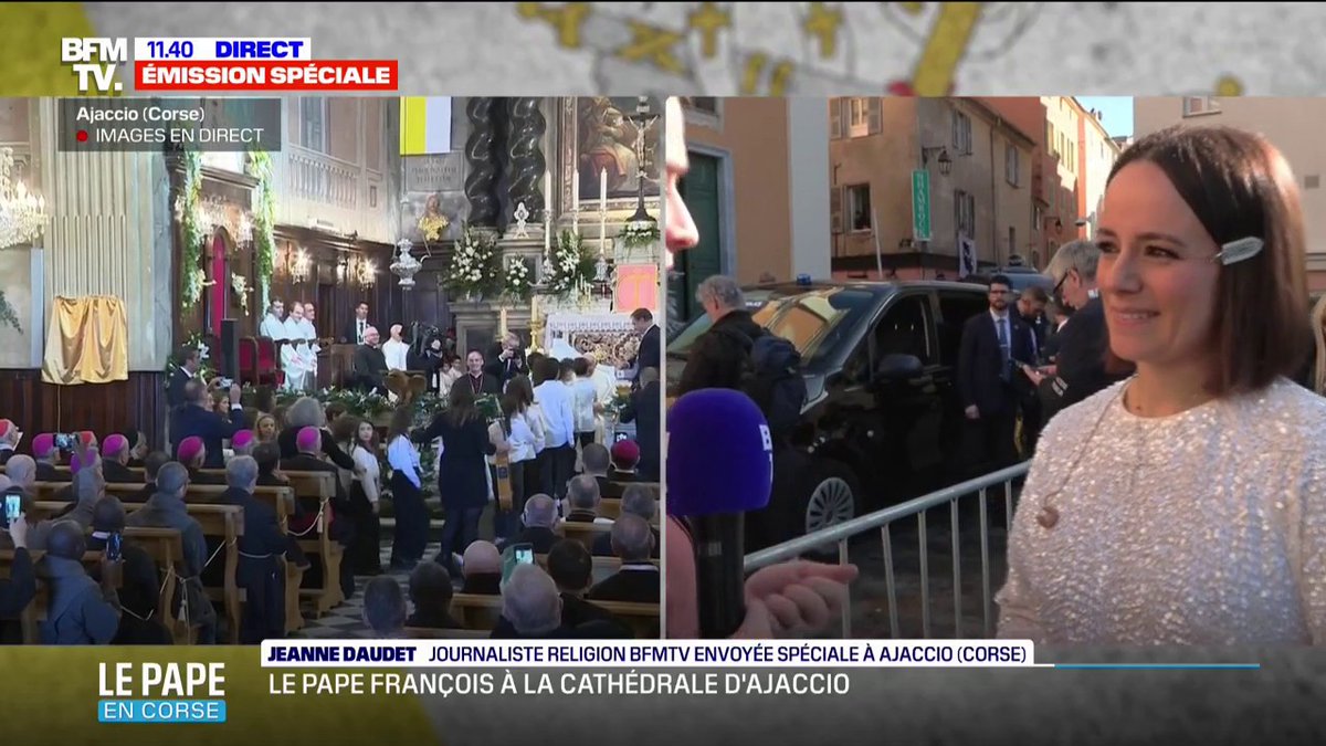 Corse: pour l'artiste Alizée, chanter devant le pape François "c'est une demande qui ne se refuse pas"