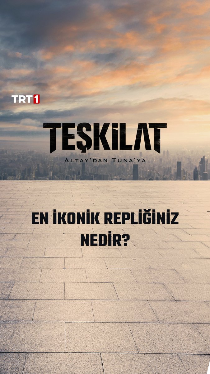 Peki sizin ikonik bulduğunuz replikler neler? Yorumlarda buluşalım 👇🏻 #Teşkilat yeni bölümüyle bu akşam 20.00’de TRT 1’de! 💥