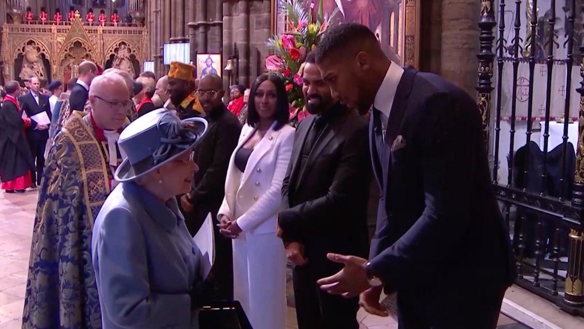 Happy Sunday from Anthony Joshua to kemi elenu pepeye