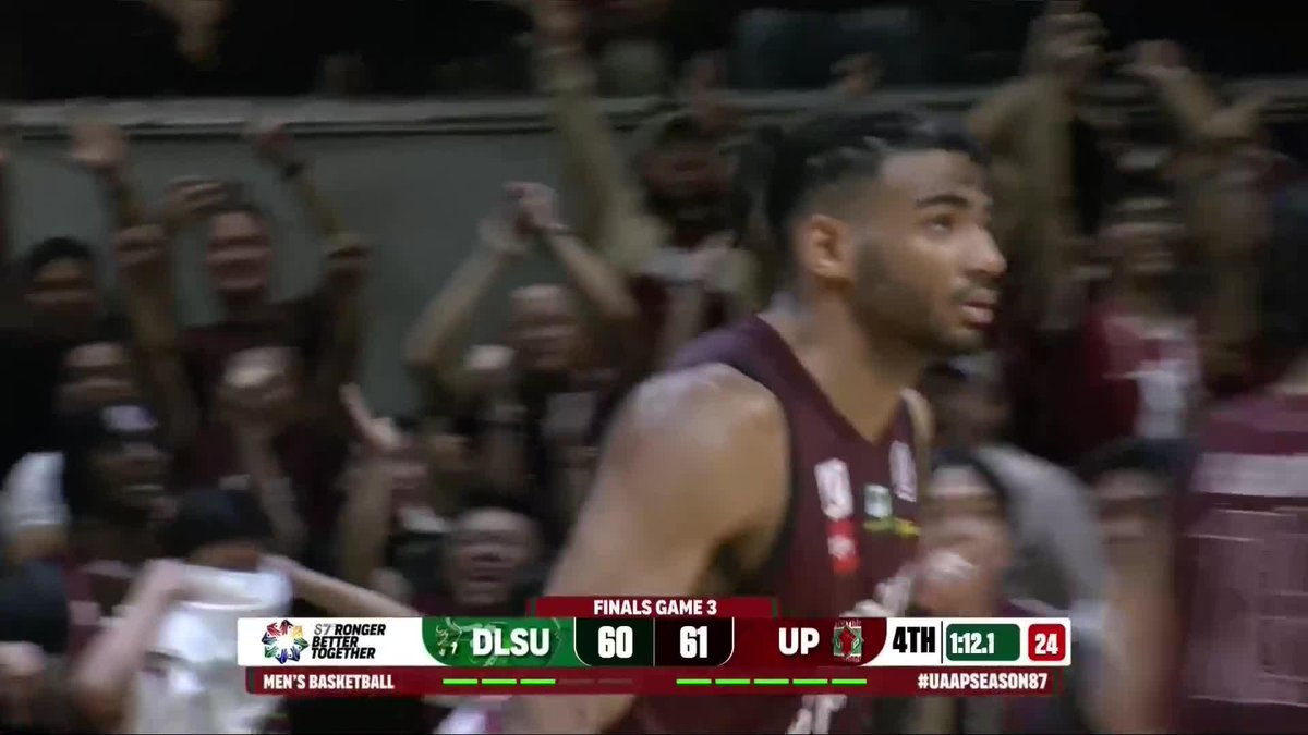 FRANCIS LOPEZ REDEEMED HIMSELF HITTING UP’s MOST IMPORTANT THREE POINT SHOT OF THE SEASON. #UAAPSeason87 #UPFight