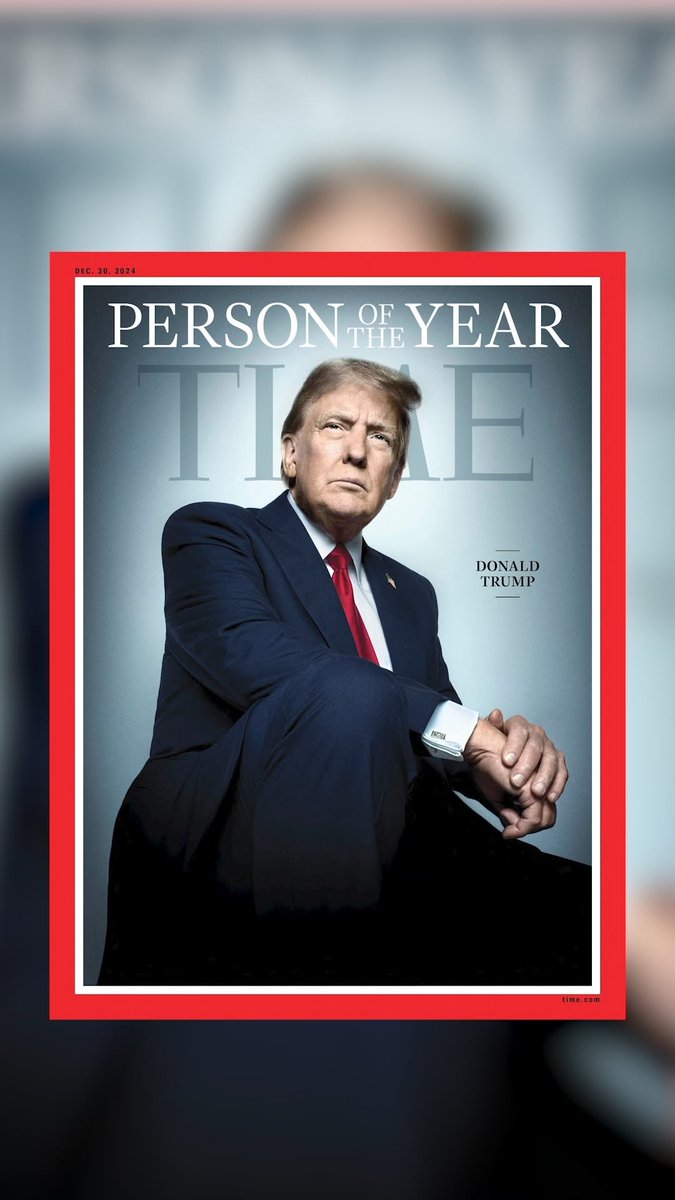 IN CASE YOU MISSED IT: President-elect Trump has been named TIME's 2024 Person of the Year.