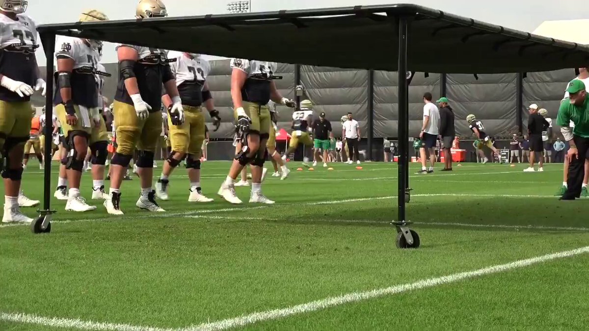 Notre Dame OL Drive Block Progression