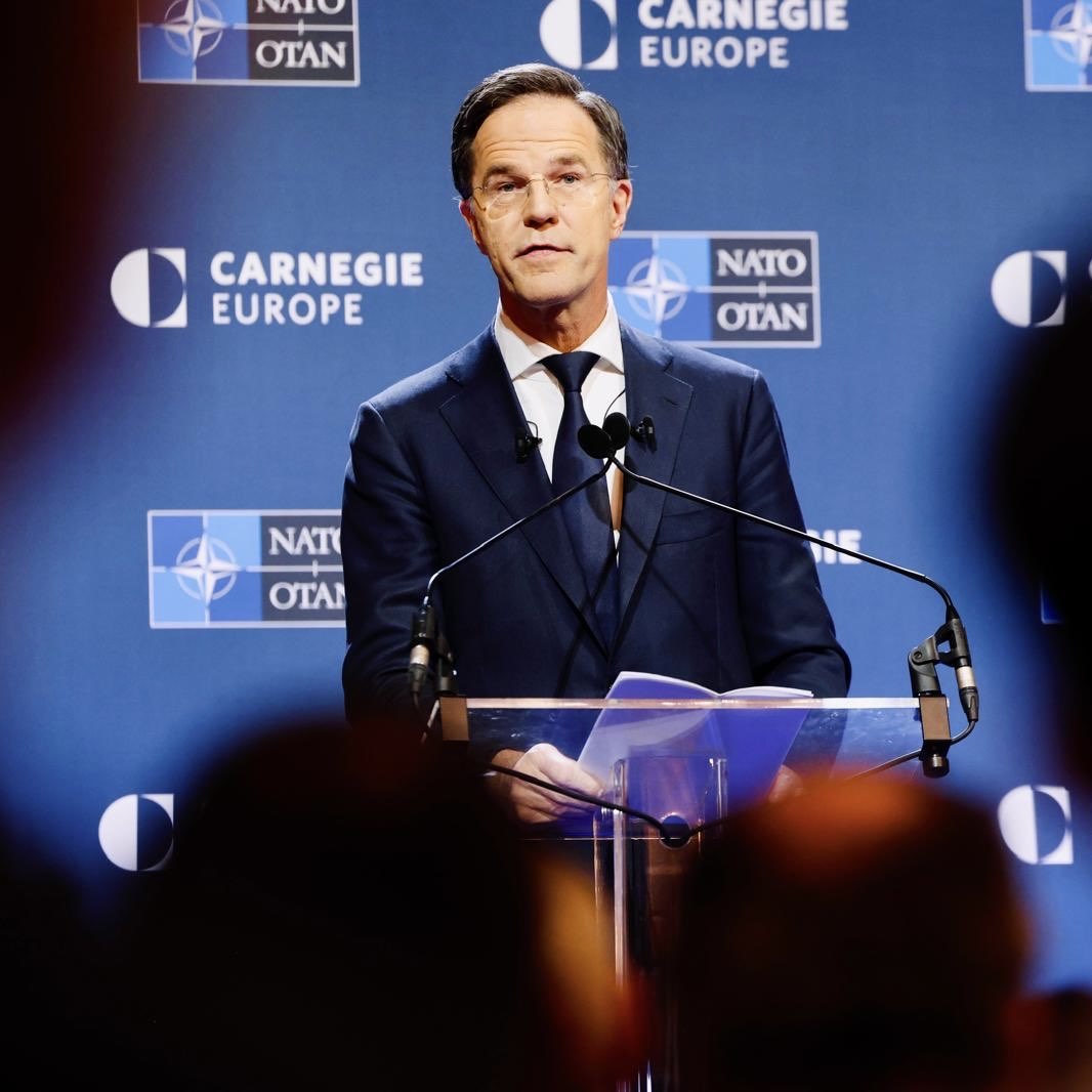 This week Mark Rutte Mark Rutte called on Allies to increase defence spending to prevent war Watch his speech ↓