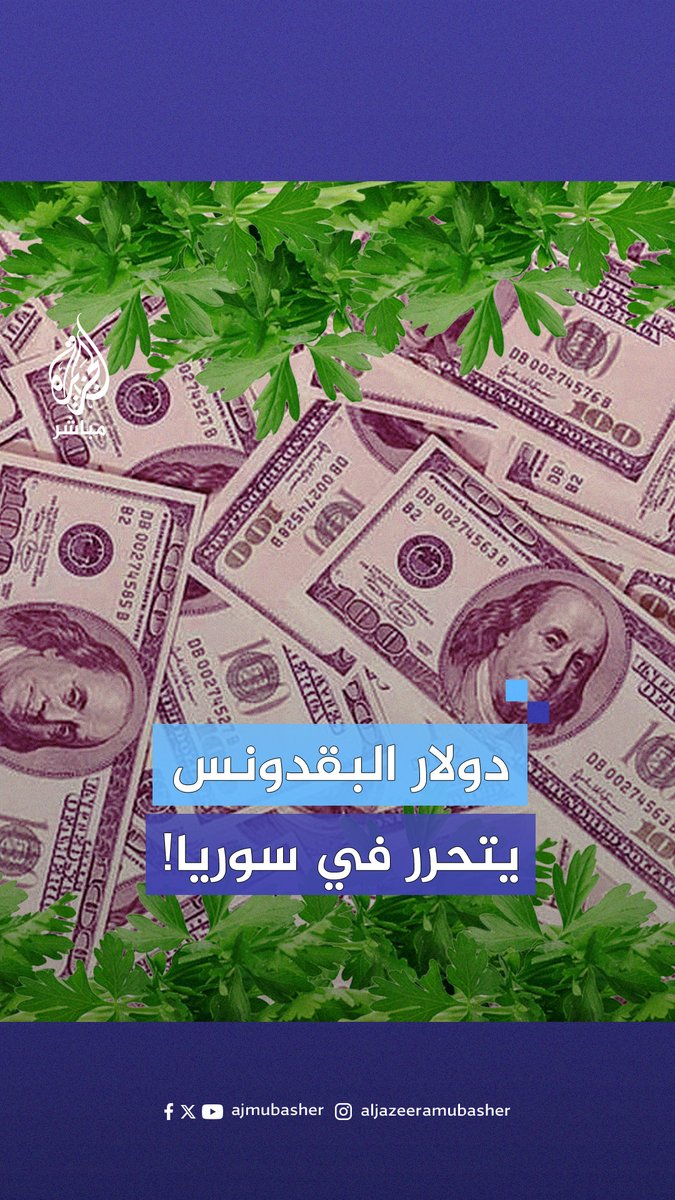 لا نعنع ولا بقدونس ولا أخضر.. سوريون يوثقون بمقاطع طريفة استطاعتهم نطق كلمة "دولار" بدون خوف #الجزيرة_مباشر #سوريا