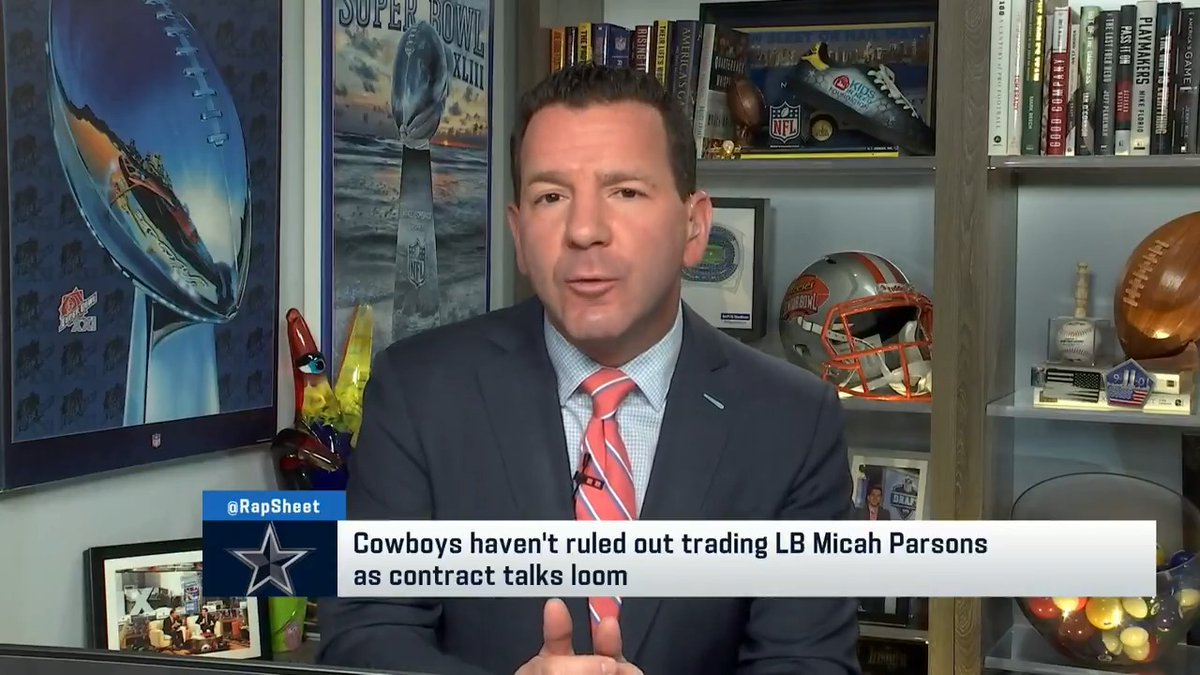 Could the Cowboys look to trade Micah Parsons? Ian Rapoport has the latest.