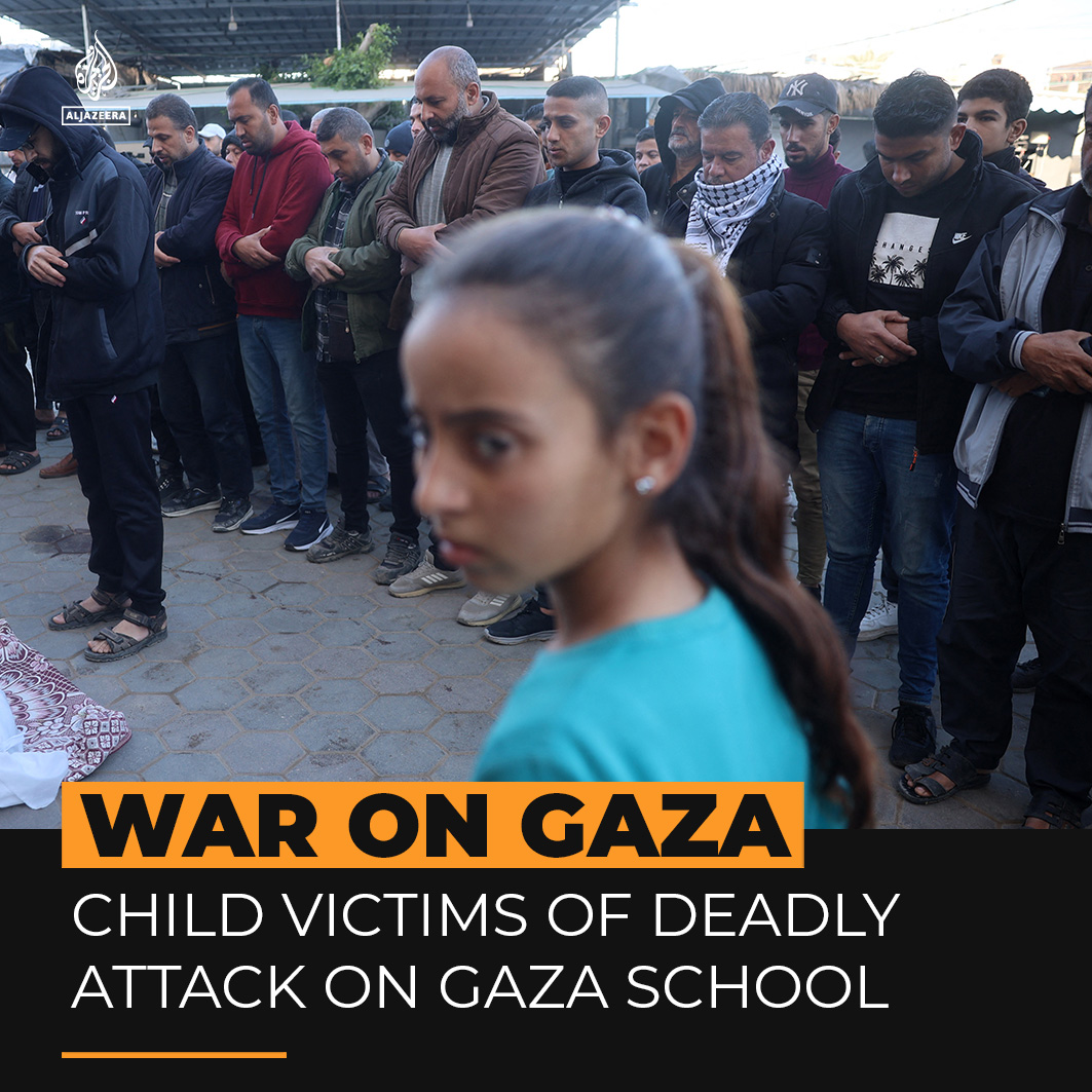 Israel's attack on a Gaza school, killing and injuring forcibly displaced children sheltering there, highlights the devastating impact of its actions on Palestinian children.