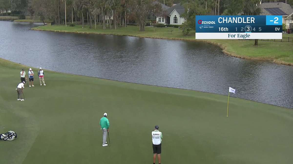 -4 in his last 4 holes 🔥 Will Chandler moves to T2 at PGA TOUR Q-School presented by Korn Ferry. 📺: GOLF Channel