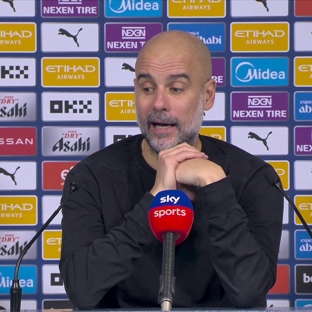 "I'm the boss, I'm the manager and I'm not good enough." Pep Guardiola in his post match press conference after the Manchester derby defeat 🎙️