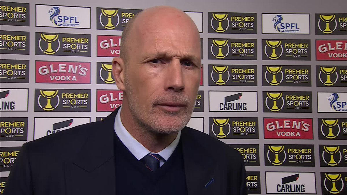 "It's cruel today because you're the team who get the most chances in the game. There's also a penalty situation on Černý... it's a clear penalty, I think." 🗣️ Rangers Football Club manager Philippe Clement discusses today's refereeing and more after defeat to Celtic 🔵 #PremierSportsCup