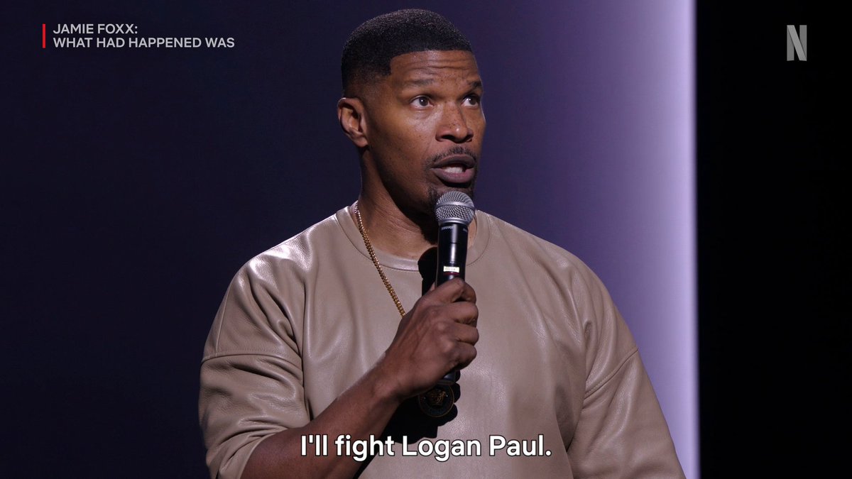 Not over Jamie Foxx's Mike Tyson impression