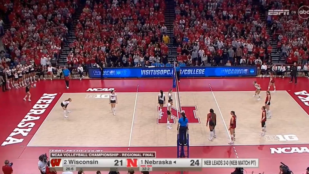 NEBRASKA TO THE NATIONAL SEMIFINAL 🌽 #NCAAWVB x 🎥 ABC / Nebraska Volleyball