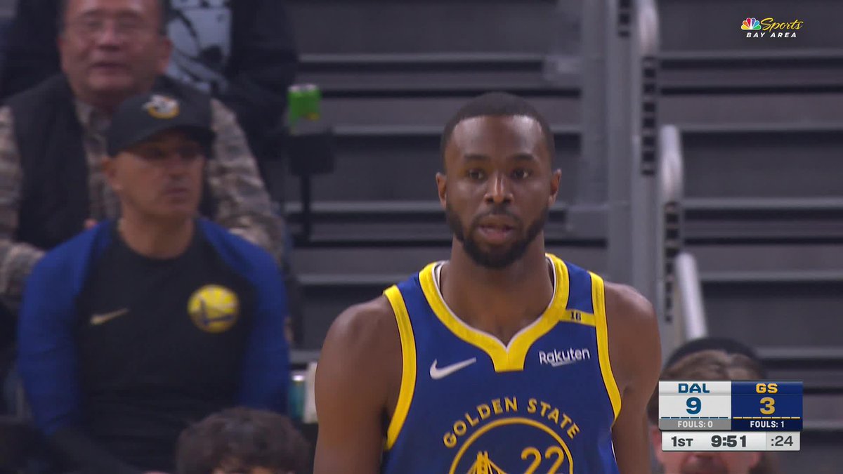 Wiggins gets into the paint 😤 Mavs-Warriors is on NBA TV!