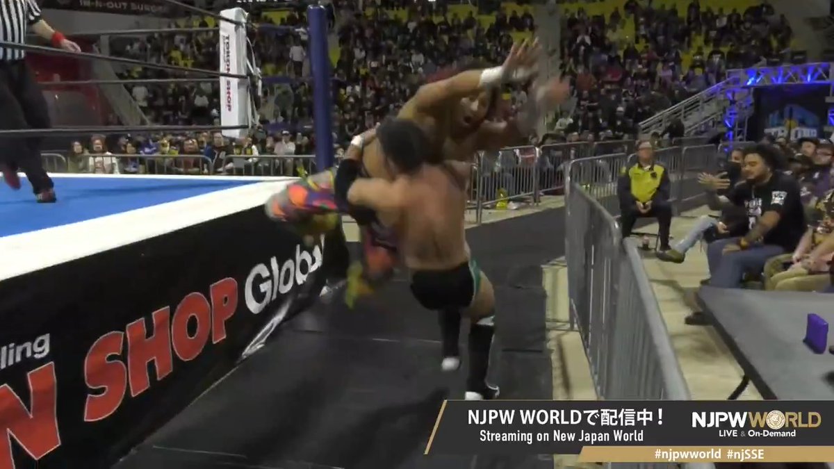 .高橋ヒロム / Hiromu Takahashi "Cross body attack" Sign up Now &amp; Stay tuned to #NJPW #njpwworld #njSSE