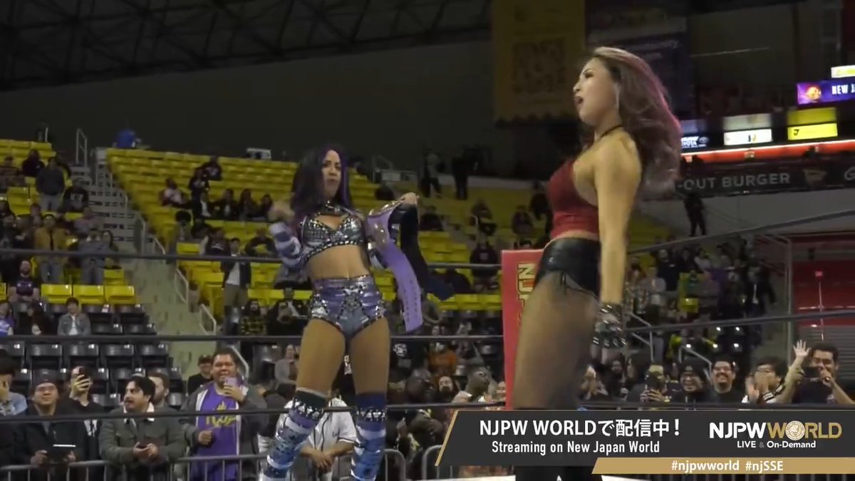 .Mercedes Moné Varnado &amp; Mina Shirakawa♡白川未奈 "CEO!CEO!CEO!💃💃" Sign up Now &amp; Stay tuned to #NJPW #njpwworld #njSSE