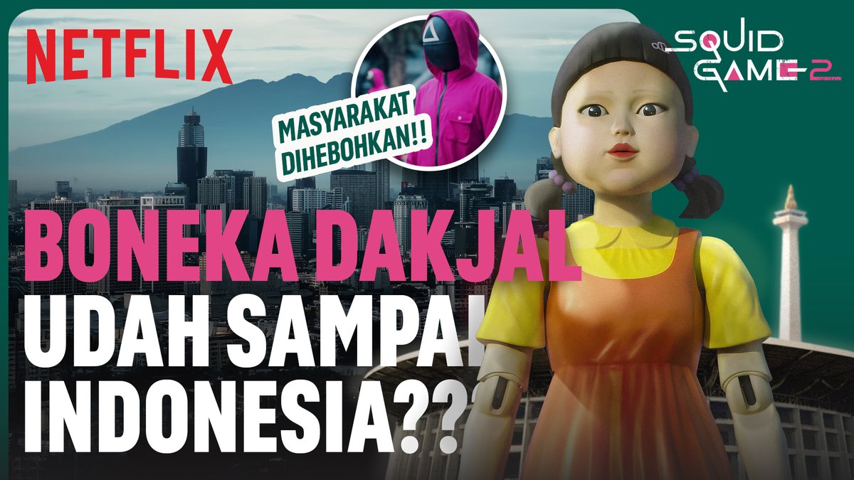 Setelah nyebar ke beberapa kota di Indonesia, sekarang rombongan Pink Guard udah ngumpul di GBK! Siap-siap buat Squid Game: Red Light Green Light Challenge di tanggal 22 Desember nanti, kamu semua diundang! 🔥