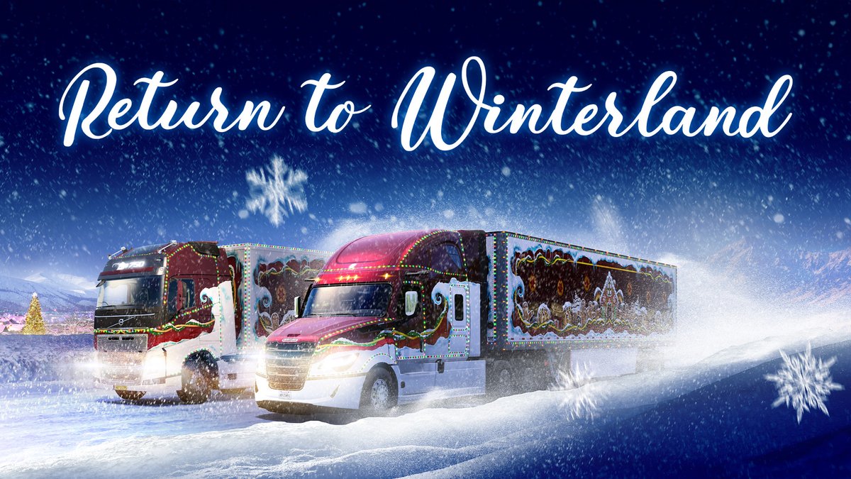 The Christmas event is here for both ETS2 & ATS! 🎄 Step into the magic of Christmas Winterland once again! Deliver supplies and gift packs across the globe to spread holiday cheer and unlock exclusive rewards 🎁🚛 Find out more here 👇