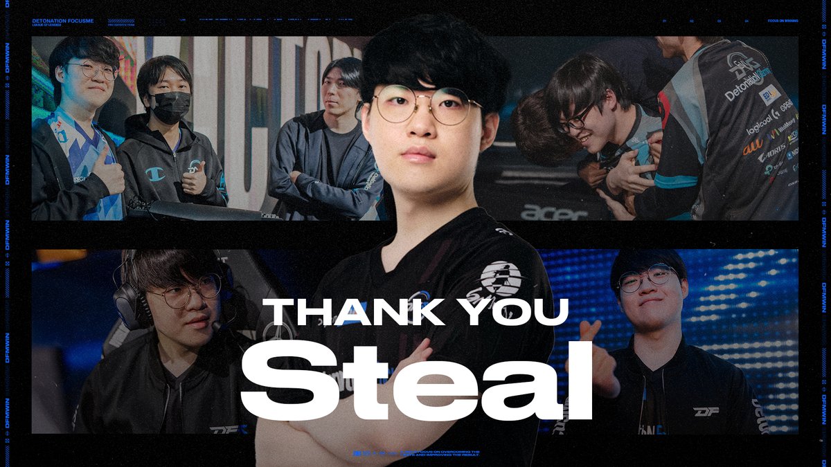選手情報｜LoL部門 Steal選手 現役引退のお知らせ 長きにわたる時間を、DFMと共に過ごしてくれたことに感謝しています。 新たな道を歩むSteal選手のさらなるご活躍をお祈りしております。 🔗 📺️ #DFM_LoL