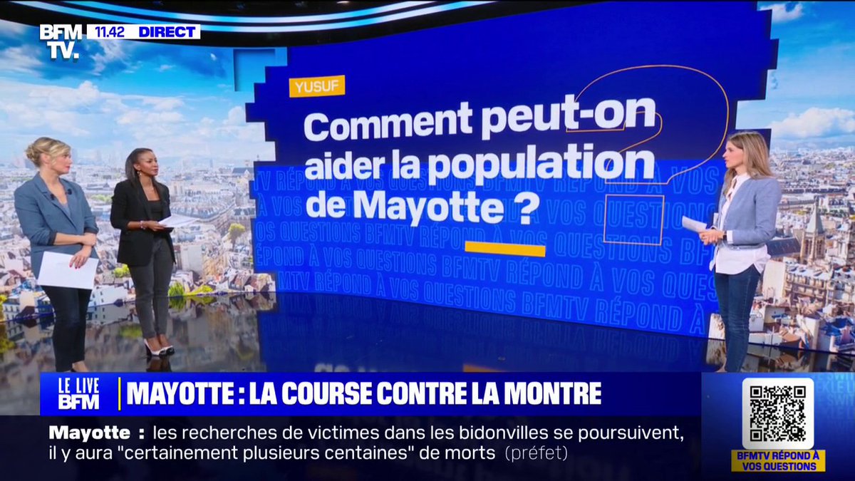 💬 Comment peut-on aider la population de Mayotte touchée par le cyclone Chido? 👉 BFMTV répond à vos questions