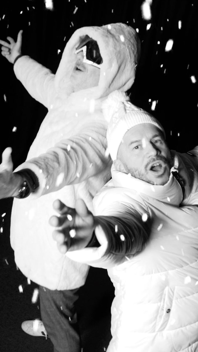 Those big coats needed to be used for something... 🤣 Bush &amp; Richie ARE East 17 🤌