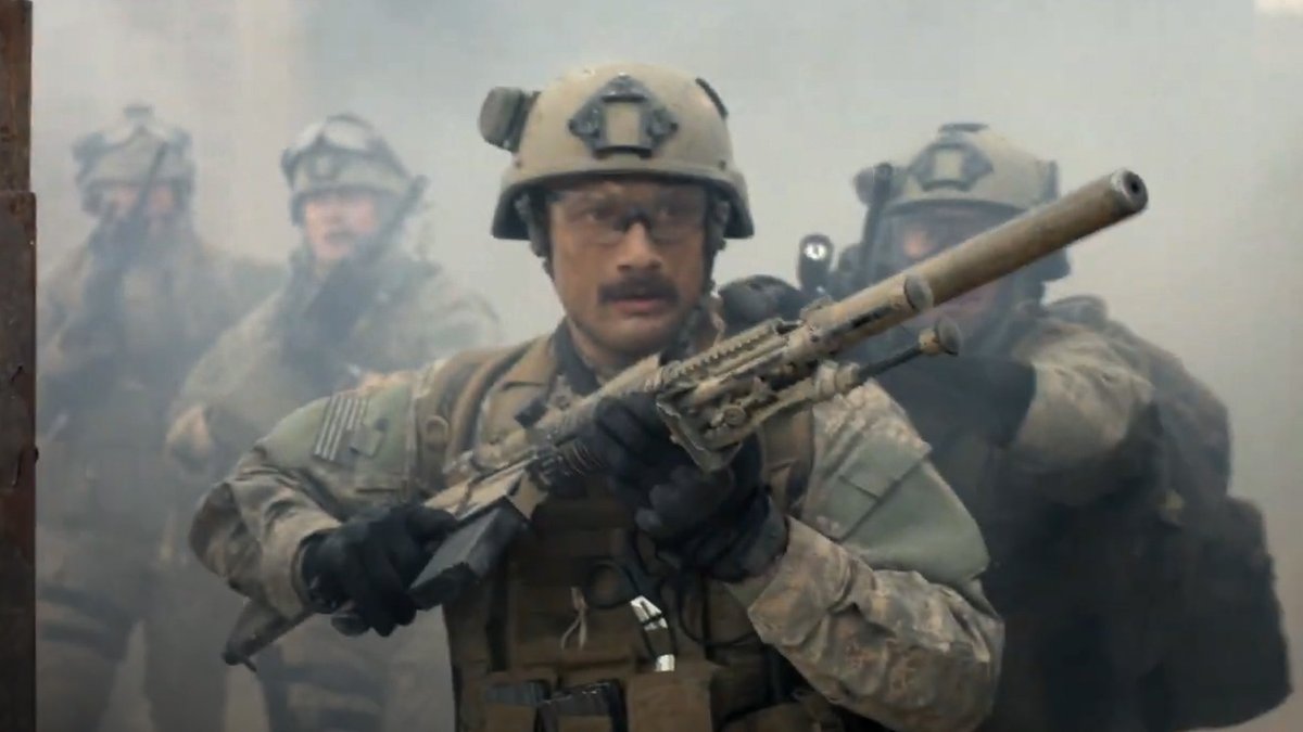 Watch the first trailer for Ray Mendoza and Alex Garland's #Warfare. Starring Charles Melton, Joseph Quinn, D’pharaoh Woon-A-Tai, Will Poulter, Cosmo Jarvis, Kit Connor, Finn Bennett, Michael Gandolfini, and Noah Centineo.