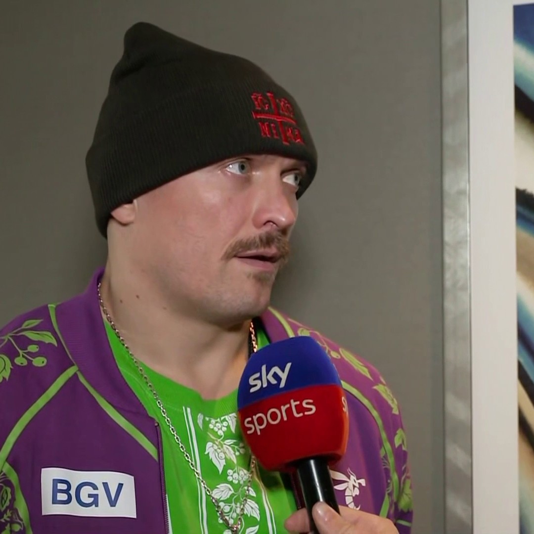 "Cruiserweight AGAIN" 👀 Oleksandr Usyk discusses returning back to Cruiserweight in the future 💪 #UsykFury2 x #RiyadhSeason