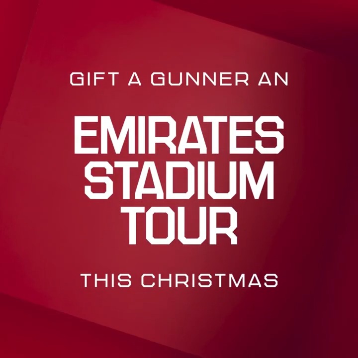 Still searching for that perfect Christmas present? 🎁 🏟 Gift a Gunner an Emirates Stadium tour this year 👇