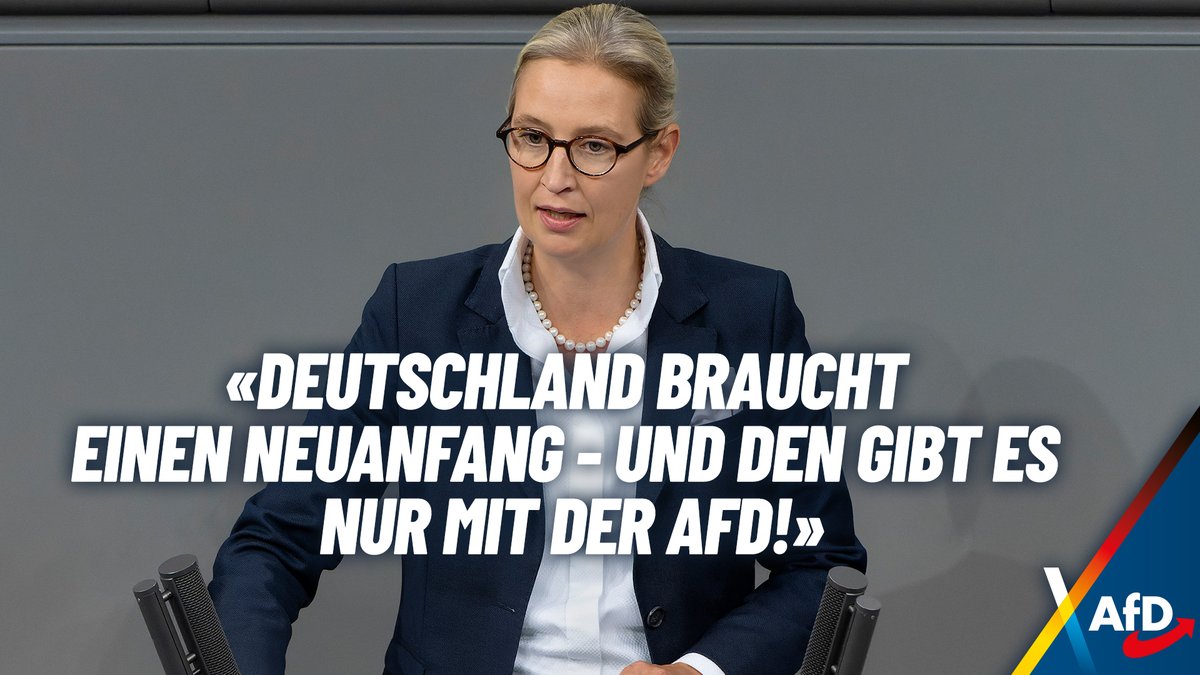 Würde ARD und ZDF, RTL und Pro7 dieses Video zu bester Sendezeit in voller Länge bringen, glaubt mir, Alice Weidel wäre unsere neue Kanzlerin! Jedes ihrer Worte wie immer ein Volltreffer! 🇩🇪💙🇩🇪