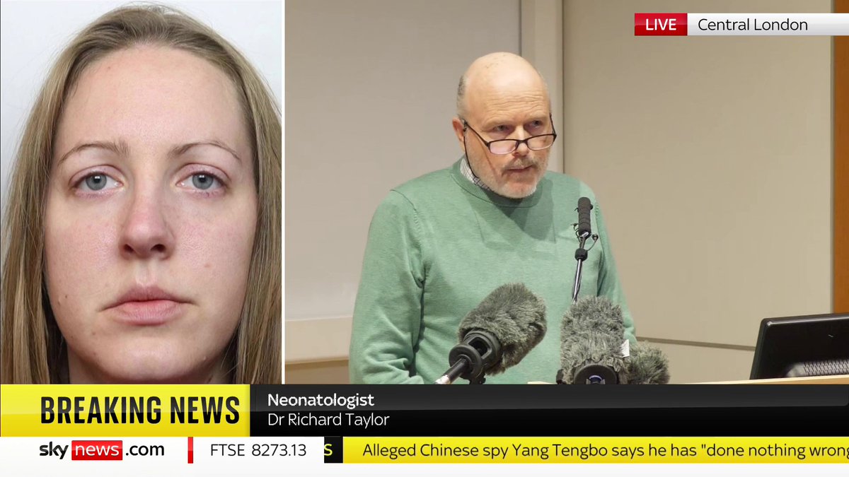 "If this had happened to me, I'd be unable to sleep at night knowing that what I had done had led to the death of a baby and now there is a nurse in jail." Neonatologist Dr Richard Taylor discusses a report he says he's read about Baby O. 📺 Sky 501