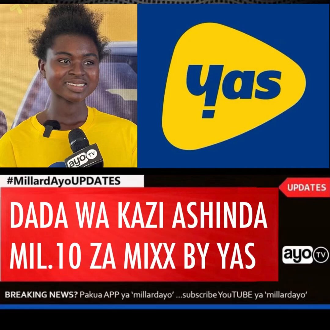 Mtandao wa Yas (Yas Tanzania) umetengeneza furaha katika maisha ya Dada wa kazi za nyumbani aitwaye Saphina Selesi Mgala anayeishi Jijini Dar es salaam ambaye amejishindia pesa kiasi cha milioni 10 kupitia mtandao huo kwa kufanya miamala na Mixx By Yas. Akizungumza na AyoTV wakati wa kumkabidhi Dada huyo hundi yake ya Tsh. 10,000,000/- Mkurugenzi wa Yas kanda ya Dar es salaam, Idan Komba amesema zawadi hiyo ni sehemu ya Kampeni ya mwisho wa mwaka ya “MagiftiYaKugifti” kutoka Yas ambayo inatoa zawadi mbalimbali kwa Wateja wake. Saphina, mwenye umri wa miaka 19 amesema hajawahi kumiliki fedha kubwa kama hiyo katika maisha yake na anatarajia kufungua biashara ya duka la nguo baada ya ushindi huo. #MillardAyoUPDATES
