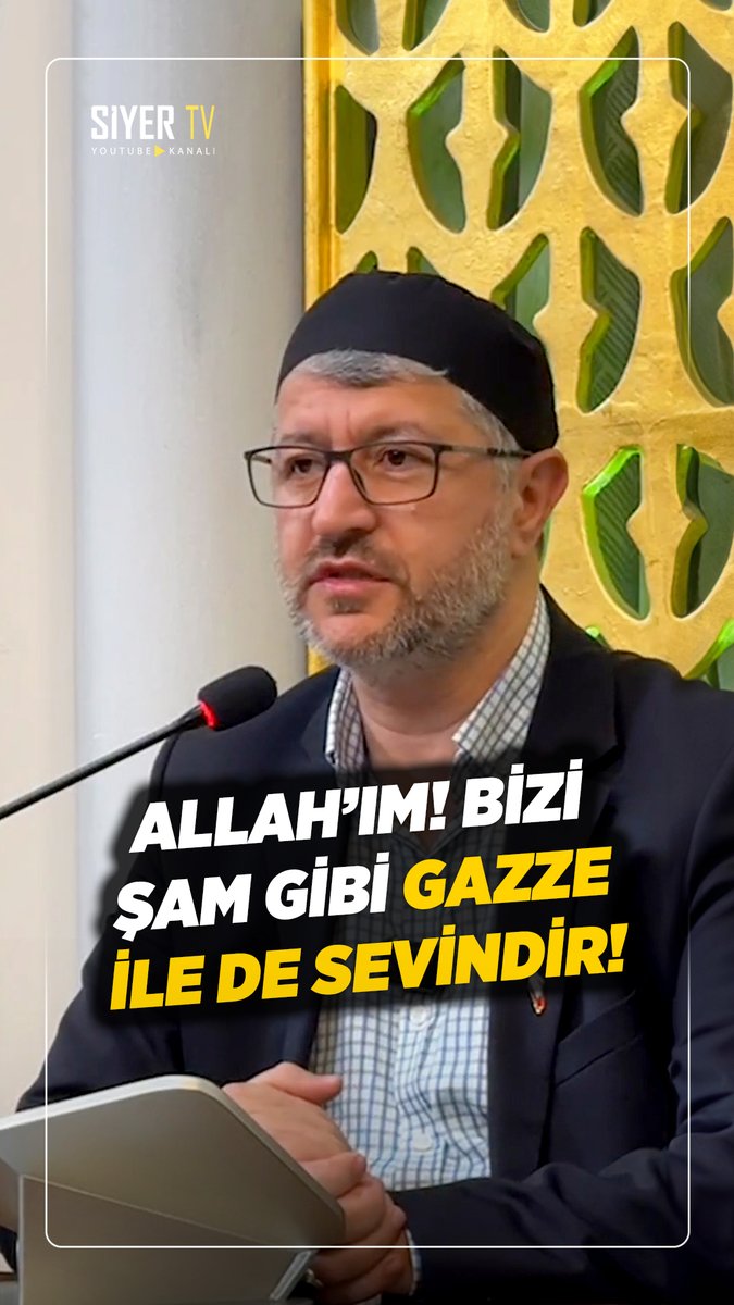 Rabbimiz! Bizleri Şam ile sevindirdiğin gibi Gazze ile de sevindir...