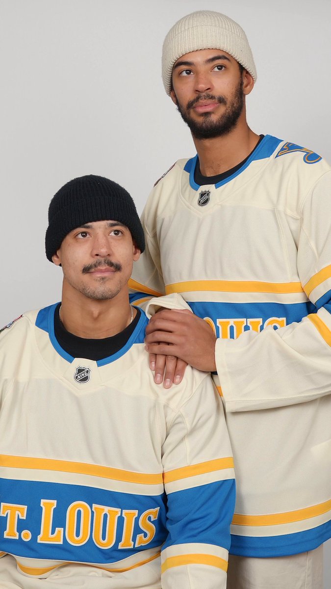 Getting these framed immediately. 🖼️ Watch the Joseph brothers and the St. Louis Blues taking on the Chicago Blackhawks in the Discover NHL #WinterClassic New Year's Eve at 5p ET on NHLonTNT and HBO Max Sports!