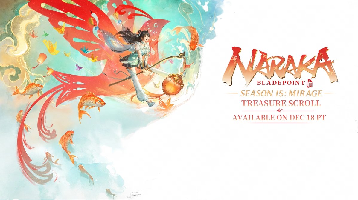 This is no mere illusion, the Mirage Treasure Scroll showcase has arrived on DEC 18 PT! 💨✨🎁 Blink, and you may miss it! 😉Watch closely as we unveil what's coming to the game in the next season, with some Christmas flair.
