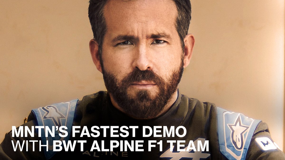 It’s @WeAreMNTN, the only software with an irresponsible amount of horsepower. BWT Alpine Formula One Team