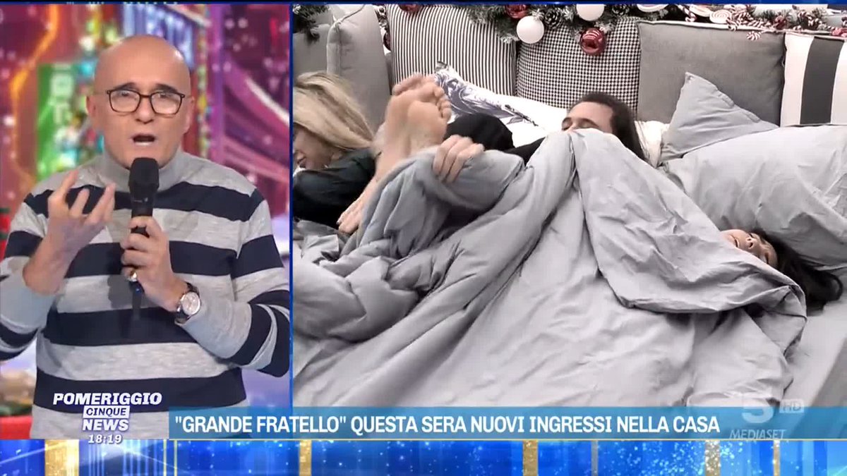 #GrandeFratello, Alfonso Signorini su Zeudi ed Emanuele: "Si è trattato di molestie? Ne parleremo questa sera in puntata" #Pomeriggio5 News