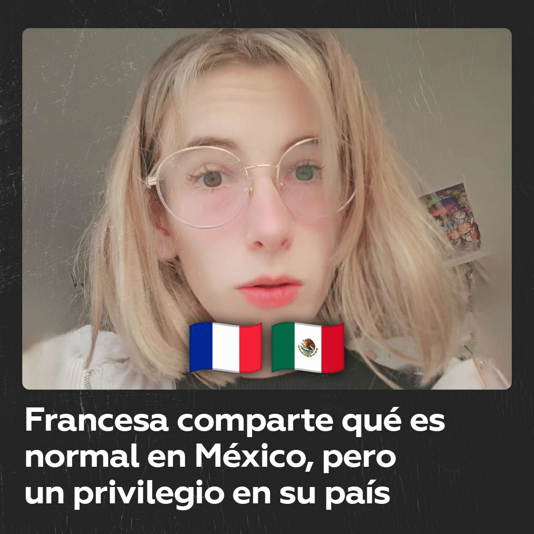 🇲🇽🇫🇷Francesa cuenta lo que es normal en México y un privilegio en Francia Un ‘tiktoker’ francesa residente en México destaca las ventajas que tiene el país latinoamericano en comparación con su patria.