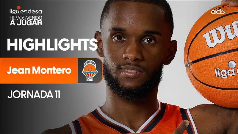Jean Montero es un 𝙟𝙪𝙜𝙤́𝙣 y lo volvió a demostrar en la victoria de Valencia Basket Club en Murcia. 🇩🇴🔥 𝙀𝙇 𝙋𝙍𝙊𝘽𝙇𝙀𝙈𝘼 2⃣2⃣ puntos 4⃣ triples 2⃣3⃣ de valoración #LigaEndesa | Jean Montero