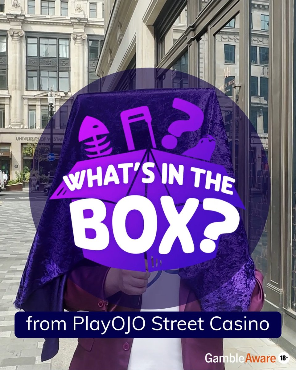 Who's in the box? It's Andy! And he has a challenge for our OJOers worth 3 $33 Amazon Vouchers⁣⁣ ⁣⁣ Tell us what he has in the box for the chance to win. ⁣⁣ _____________⁣ ⁣⁣⁣ #PlayOJOGiveawayCA ⁣⁣⁣ Three randomly selected winners will be announced on December 20th. ⁣⁣ Winners must message us to redeem. Prizes not exchangeable for cash. ⁣⁣ #internetchallenge #fungame #challenge #StreetCasino