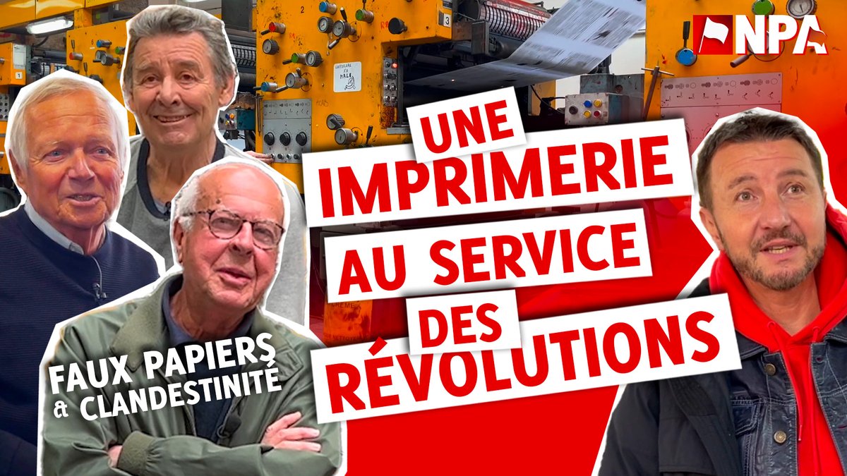 Participez à la souscription du NPA pour racheter le bâtiment de Rotographie, une imprimerie militante au service des luttes depuis 1976 ! (Images inédites de notre documentaire "Rouge, la couleur qui annonce le journal) Faites un don :