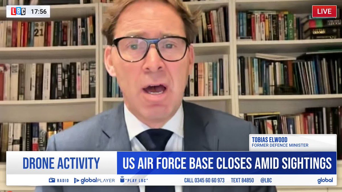 "Critical national infrastructure is so exposed." ‘We don’t have any protection’, Tobias Ellwood tells Tom Swarbrick, as he argues the UK ‘needs to wake up’ to the security threat posed by drones ‘flying across our runways’.