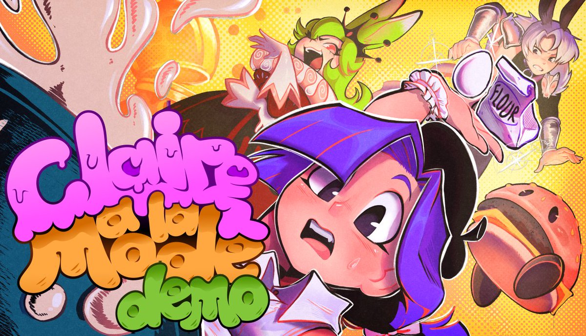 🍰THERE'S A SPECIAL DELIVERY TODAY🍰 The Claire a la Mode Demo is officially released on Steam! Enjoy the sugar high in co-op or singleplayer. If it's your taste, leave a wishlist and review!
