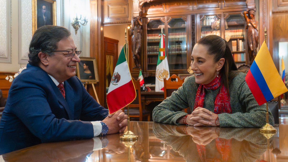 Platicamos con el presidente de Colombia, Gustavo Petro, sobre la importancia de la unidad entre los gobiernos progresistas, así como la unión de América Latina y el Caribe.