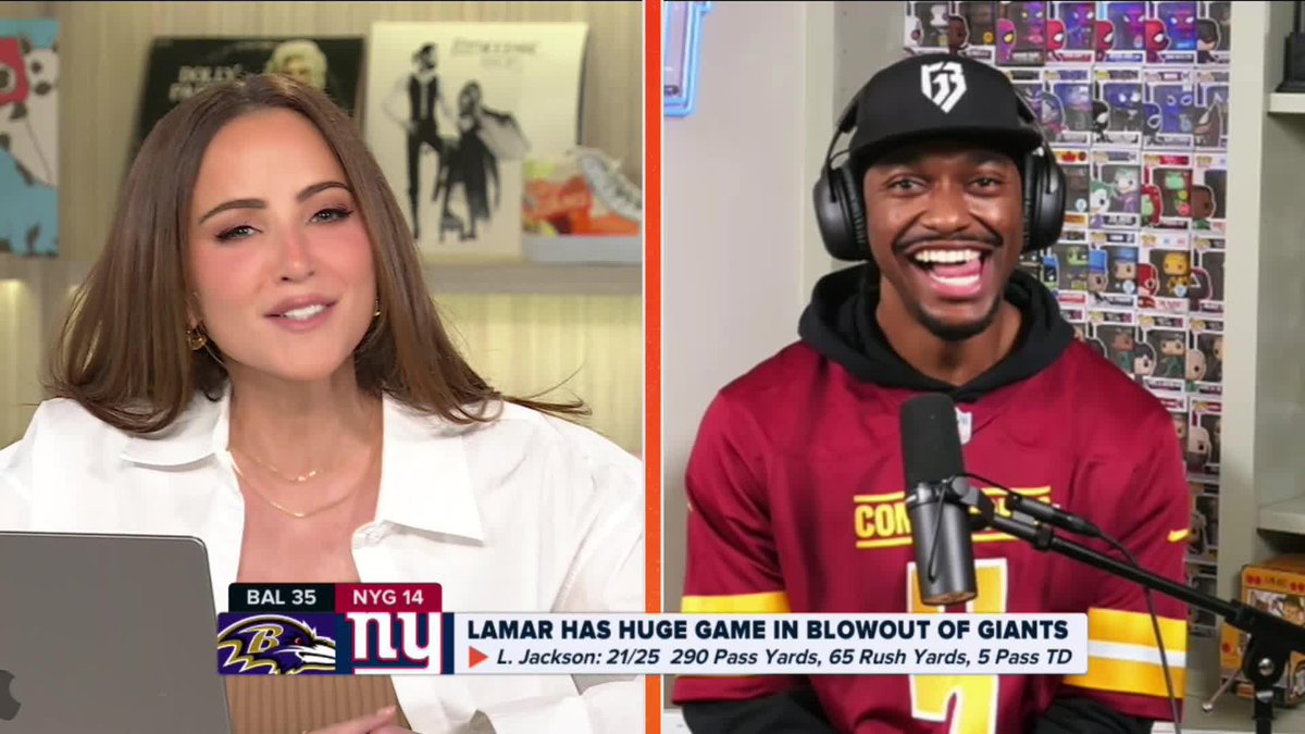 A lot of people are now crowning Bills QB Josh Allen for MVP, but NOT Robert Griffin III He sticks up for his former teammate in Ravens QB Lamar Jackson “If Lamar goes on Christmas Day and has the game he had against the New York Giants, I believe he wins the MVP”