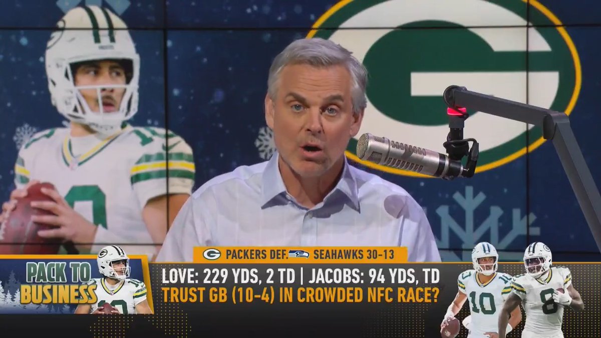 Don't sleep on the Packers... "I think Green Bay is the biggest obstacle for the Philadelphia Eagles to get to the Super Bowl." — @ColinCowherd
