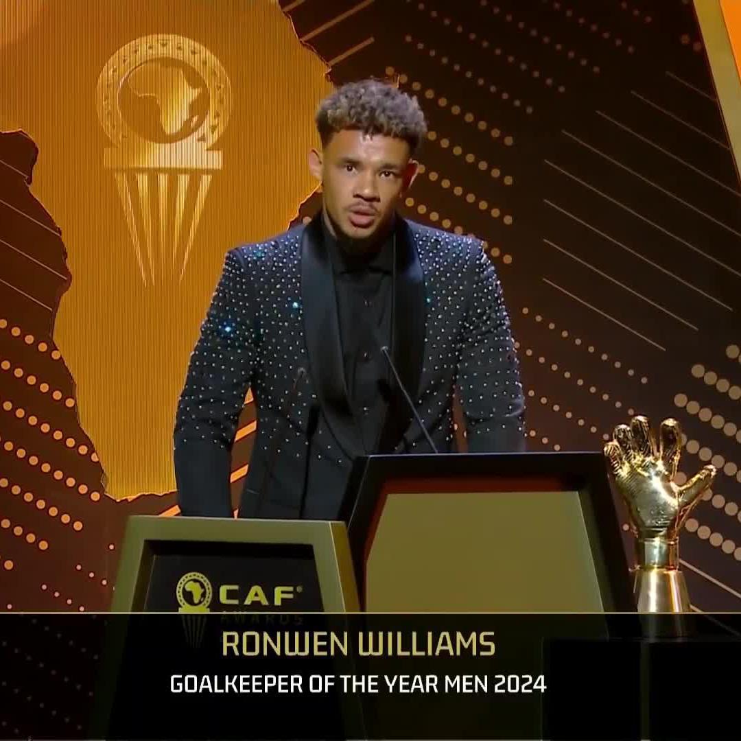 No Goalkeeper has been as good as Ronwen in 2024 😤👊 📺 Stream #CAFAwards2024 on DStv: