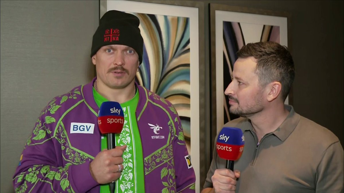 "Thierry, don't be afraid" 😂 Oleksandr Usyk calls out Thierry Henry on MNF 🥊