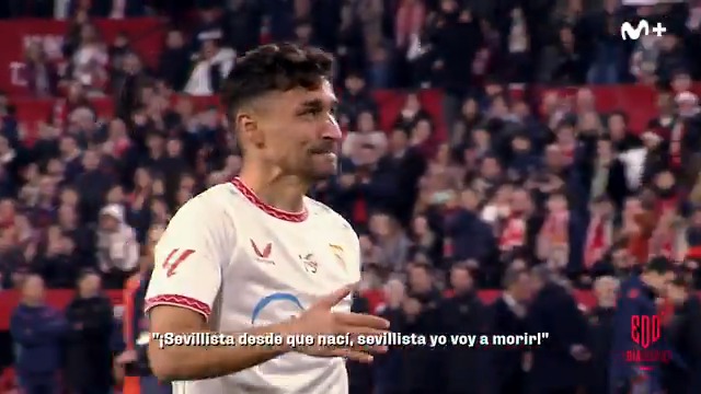 "Sevillista desde que nací, sevillista yo voy a morir". ❤️🤍 Jesús Navas, el ORGULLO de Nervión. #ElDíaDespués