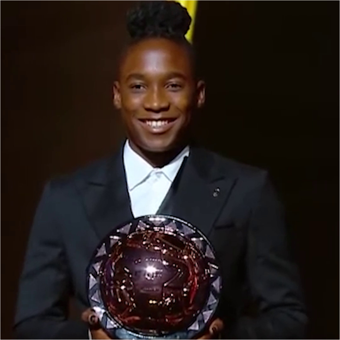 Ladies and gentlemen, your 2024 Women's Player of the Year. 🇿🇲👏 #CAFAwards2024