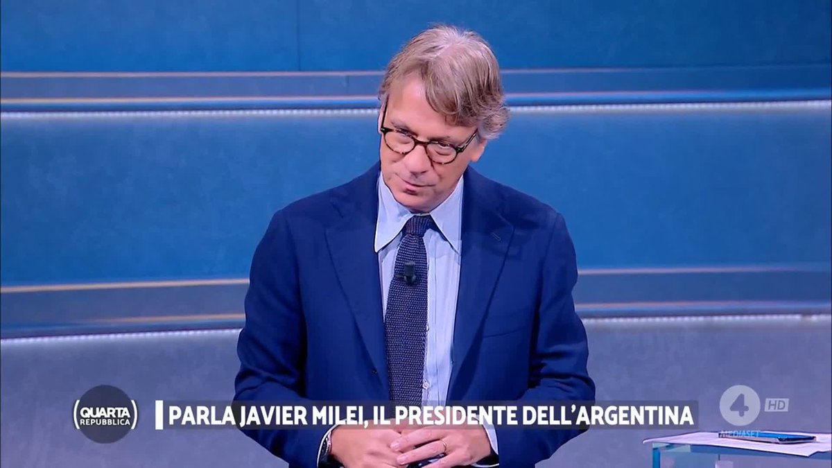 "Noi stiamo cambiando la visione del mondo, è terminata questa peste socialista woke." #Milei #quartarepubblica