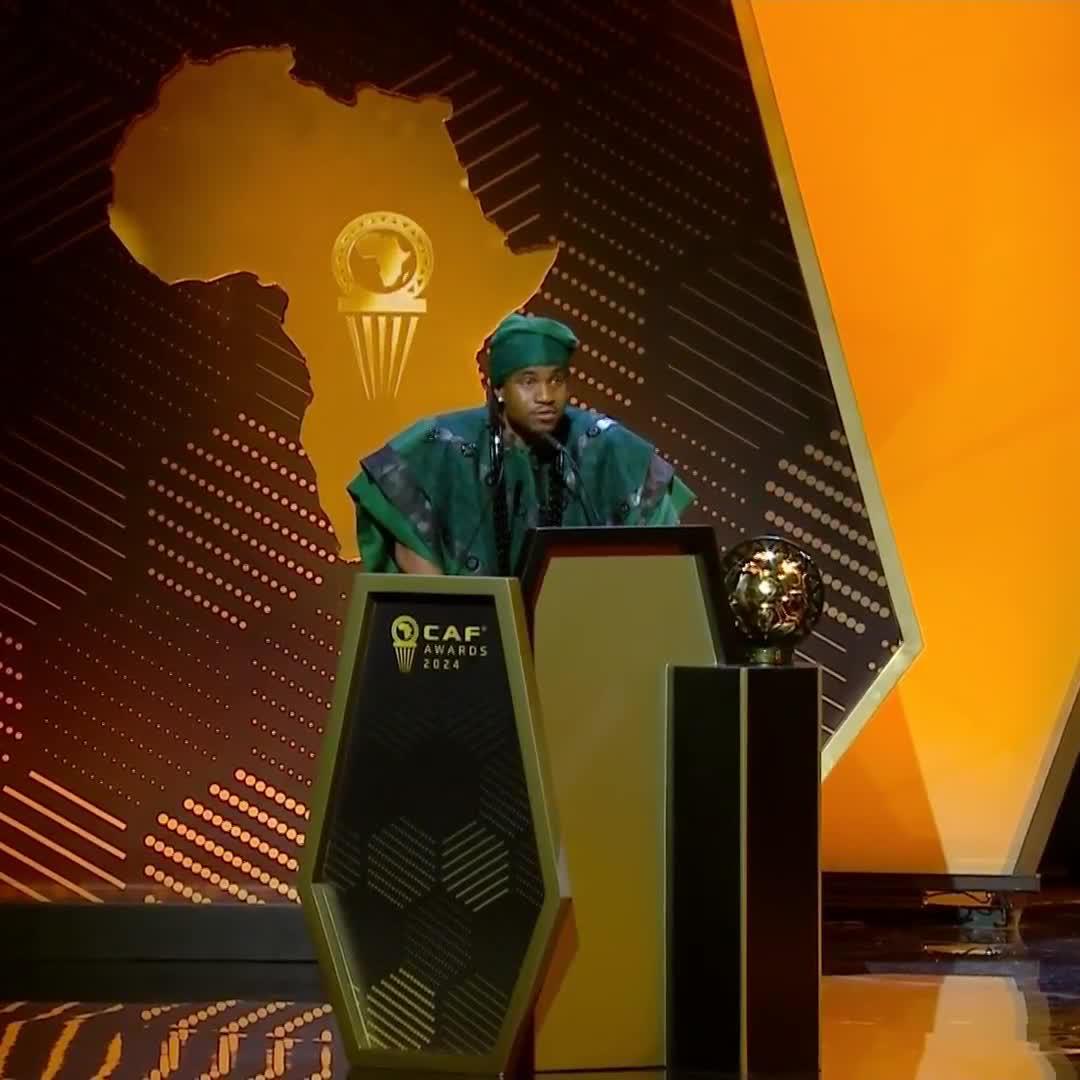 Ademola Lookman story is another level of inspiration 🇳🇬🙌 #CAFAwards2024