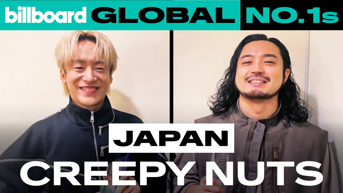 Congrats to @Billboard_Japan cover stars Creepy Nuts on being the No. 1 Japan #Hot100 Artist of 2024! 📈 Here's what they had to say about what's coming in 2025. 👀 Stay tuned as we reveal more Global #BillboardNo1s cover stars all week long.